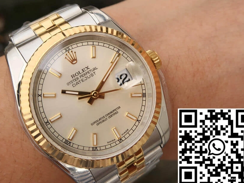 AR Factory Datejust 116233 635 Unique Yellow Gold 36MM Rolex 0805